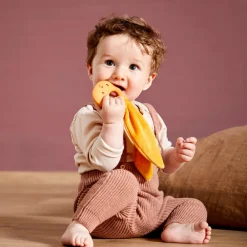 Kaloo Anneau de dentition en silicone lapin - Ocre< Toute La Sélection D'idées Cadeaux|Anneaux De Dentition