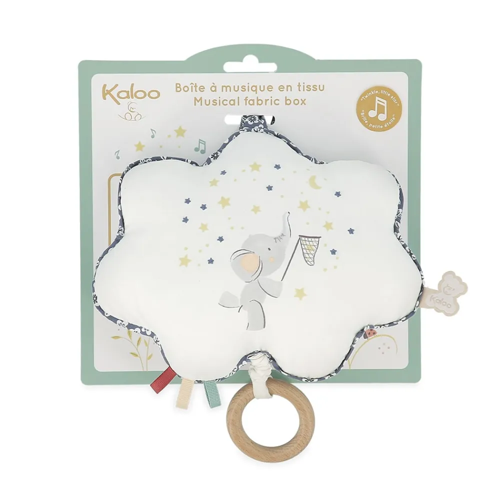 Kaloo Coussin musical "Brille, brille petite étoile"< Peluches Musicales