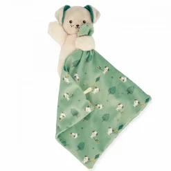 Kaloo Doudou chien Carré douceur Vert< Doudou Polyester Recyclé|Doudou Animal