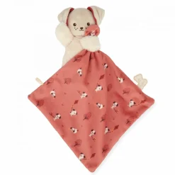 Kaloo Doudou chien Carré douceur Brique< Doudou Polyester Recyclé|Doudou Animal