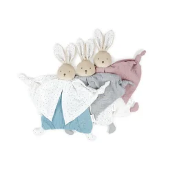 Kaloo Doudou coton bio lapin Bleu< Doudou Coton Bio|Doudou Bleu