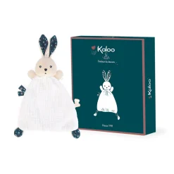 Kaloo Doudou lapin Blanc Nature< Doudou Lapin