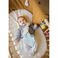 Kaloo Doudou lapin Carré douceur Bouquet d'agrumes< Doudou Polyester Recyclé|Doudou Lapin