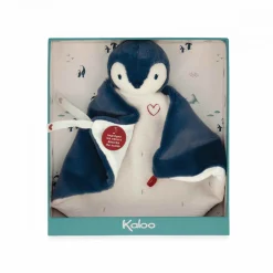 Kaloo Doudou manchot Bleu< Doudou Bleu|Doudou Animal