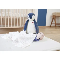 Kaloo Grande peluche manchot - 50 cm et lange d'emmaillotage< Toute La Sélection D'idées Cadeaux|Déco & Mobilier