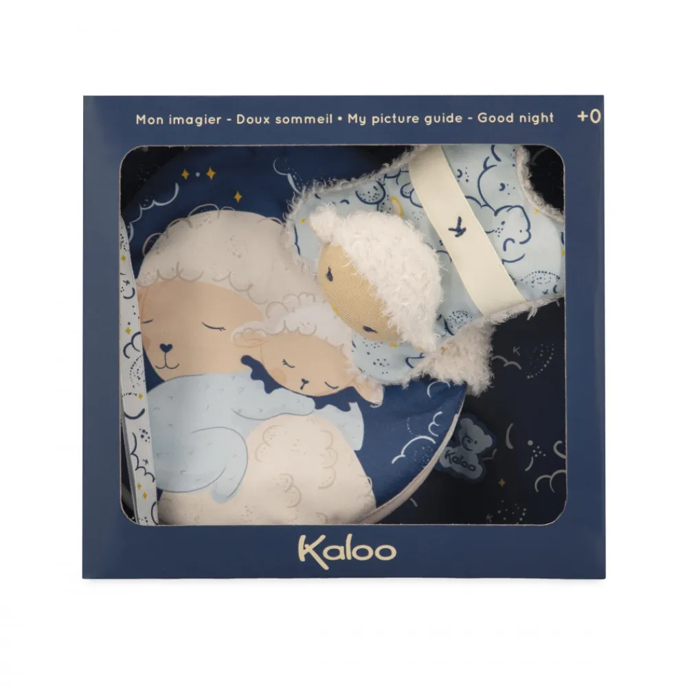 Kaloo Imagier en tissu "Doux sommeil"< Livre En Tissu|Livres D'éveil