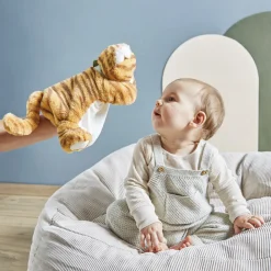 Kaloo Marionnette tigre Papaye< Marionnettes|Doudou Animal