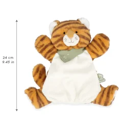 Kaloo Marionnette tigre Papaye< Marionnettes|Doudou Animal