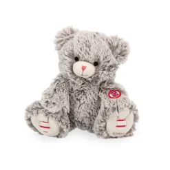 Kaloo Ours en peluche Gris prestige Maé - 24 cm< Ours En Peluche
