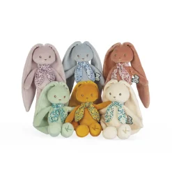 Kaloo Pantin lapin Bleu - 25 cm< Peluche Lapin|Doudou Bleu