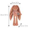Kaloo Pantin lapin Terracotta - 35 cm< Doudou Lapin|Peluche Rose