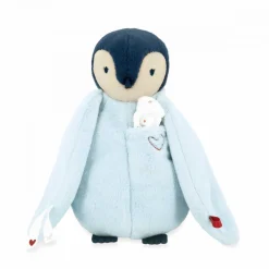 Kaloo Peluche à bisous manchot Bleu< Peluche Bleue|Peluche Manchot