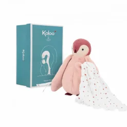 Kaloo Peluche à bisous manchot Rose< Peluche Rose|Peluche Manchot