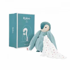 Kaloo Peluche à bisous manchot Vert< Peluche Manchot|Peluche Animaux
