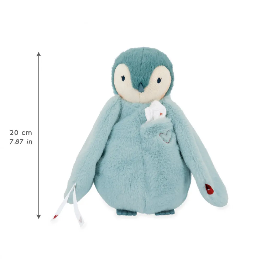 Kaloo Peluche à bisous manchot Vert< Peluche Manchot|Peluche Animaux