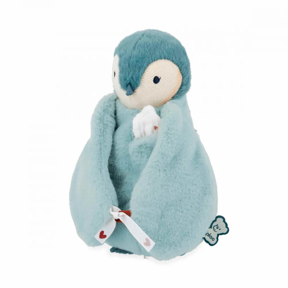 Kaloo Peluche à bisous manchot Vert< Peluche Manchot|Peluche Animaux