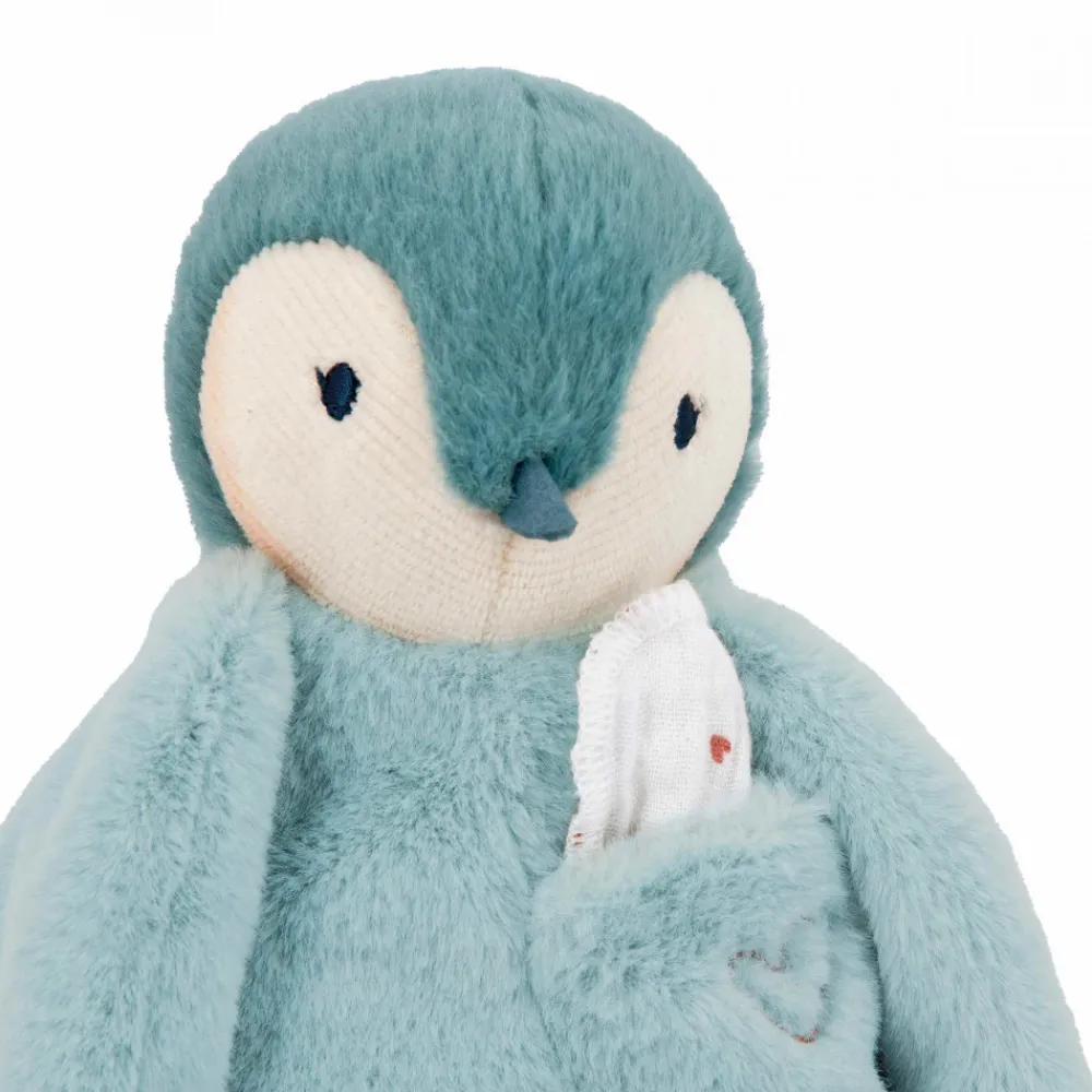 Kaloo Peluche à bisous manchot Vert< Peluche Manchot|Peluche Animaux