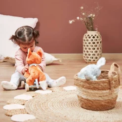 Kaloo Peluche à promener renard Paprika< Peluche Renard