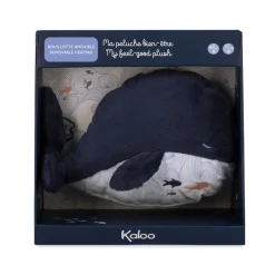 Kaloo Peluche bouillotte chaud et froid Baleine< Peluche Animaux|Peluche Bouillotte