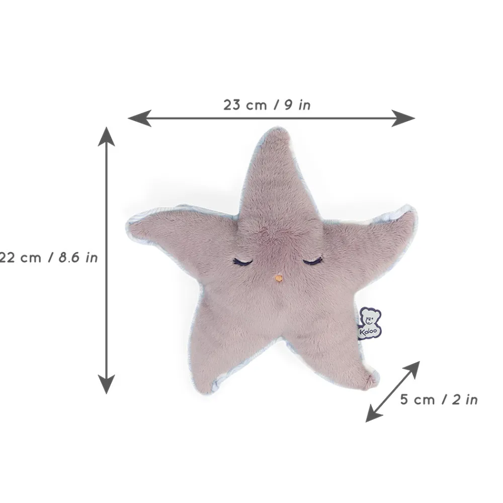 Kaloo Peluche Bouillotte chaud et froid Étoile de mer< Peluche Bouillotte|Peluche Animaux