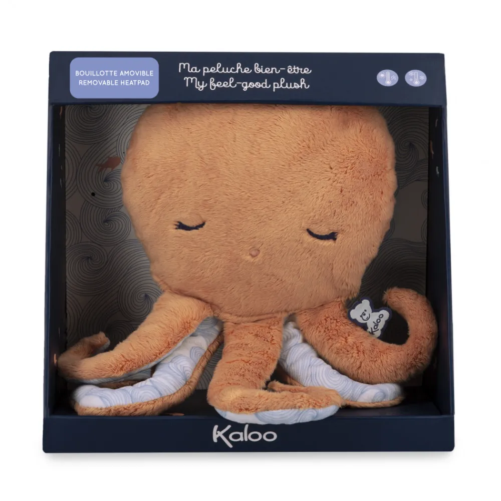 Kaloo Peluche bouillotte chaud et froid Poulpe< Peluche Bouillotte|Peluche Animaux