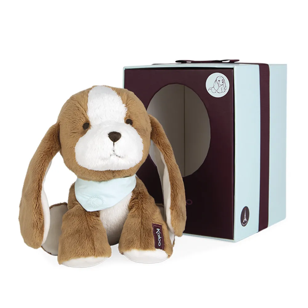 Kaloo Peluche chien Tiramisu - 17 cm< Peluche Animaux