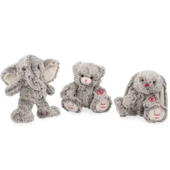 Kaloo Peluche lapin Gris prestige Léo - 24 cm< Peluche Lapin