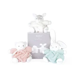 Kaloo Peluche lapin Patapouf Vert d'eau - 20 cm< Peluche Lapin