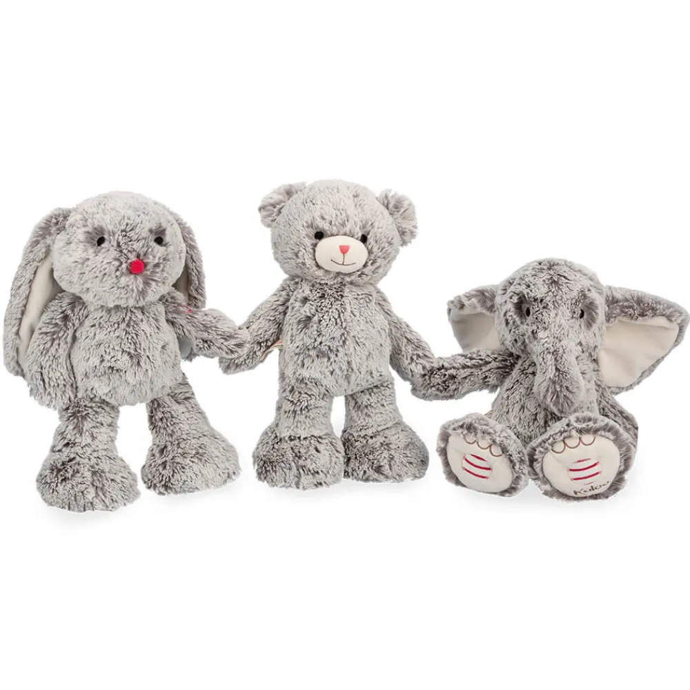 Kaloo Peluche musicale éléphant Gris prestige Noa< Peluches Musicales|Peluche Animaux