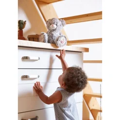 Kaloo Peluche musicale ours Gris prestige Maé< Peluches Musicales|Ours En Peluche