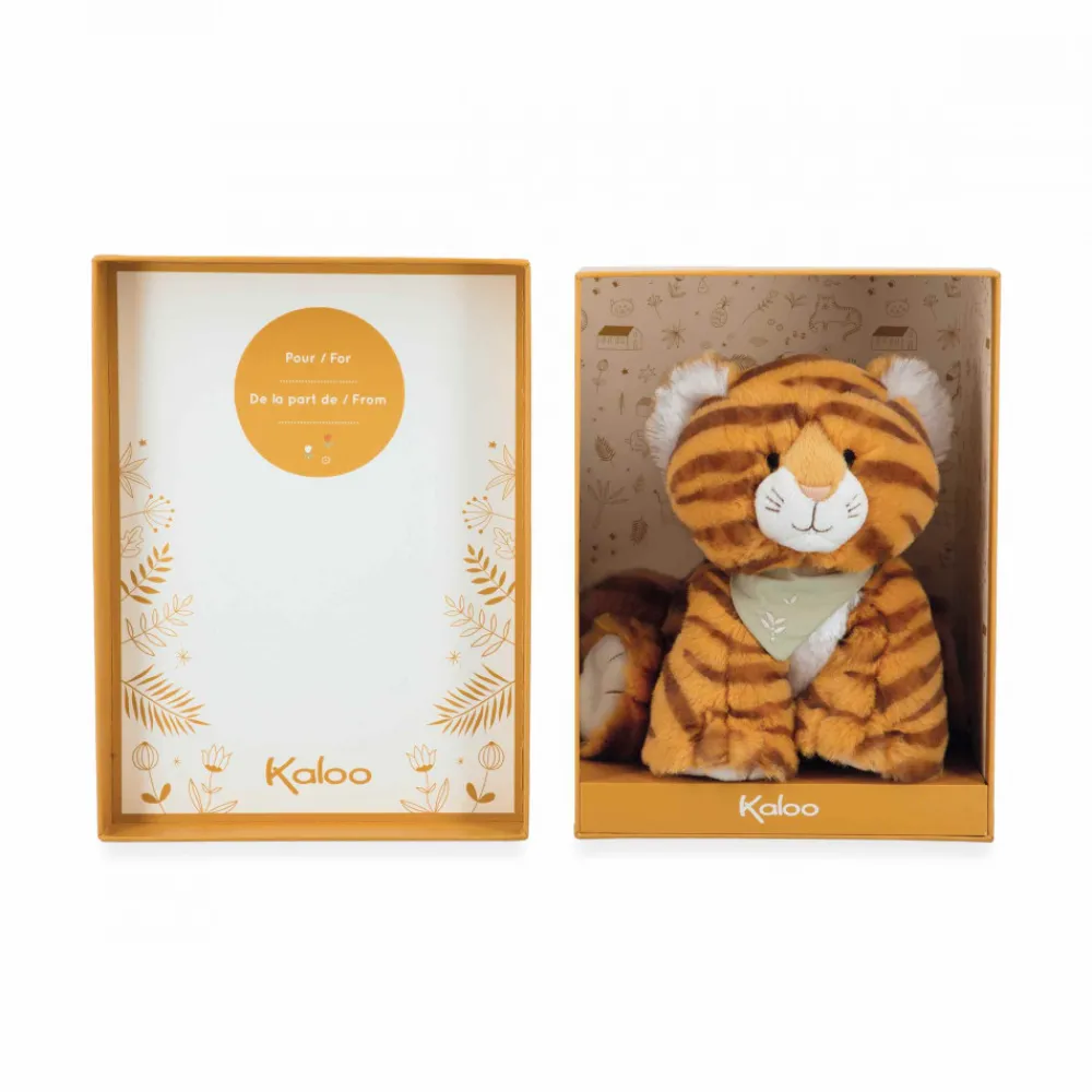 Kaloo Peluche tigre Papaye - 13 cm< Peluche Animaux