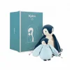Kaloo Peluches manchots câlins Bleus< Peluche Bleue|Peluche Manchot
