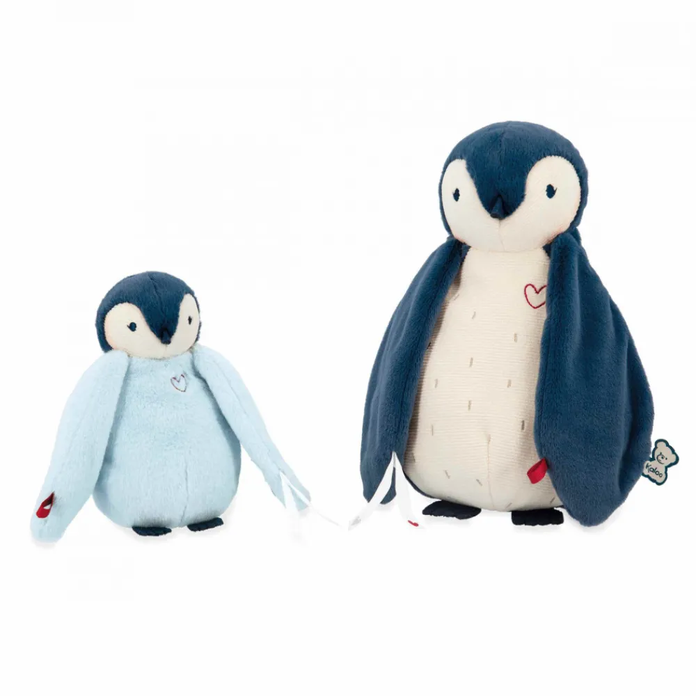 Kaloo Peluches manchots câlins Bleus< Peluche Bleue|Peluche Manchot