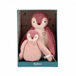 Kaloo Peluches manchots câlins Roses< Peluche Rose|Peluche Manchot